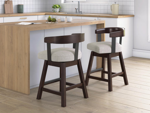 Haddigan Counter Height Barstool (Set of 2) - BWO Furniture & Mattresses
