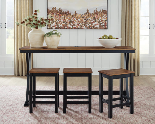 Wildenauer Counter Height Dining Table and 3 Barstools Set - BWO Furniture & Mattresses