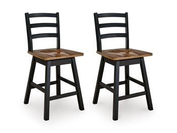 Wildenauer Counter Height Swivel Barstool - BWO Furniture & Mattresses