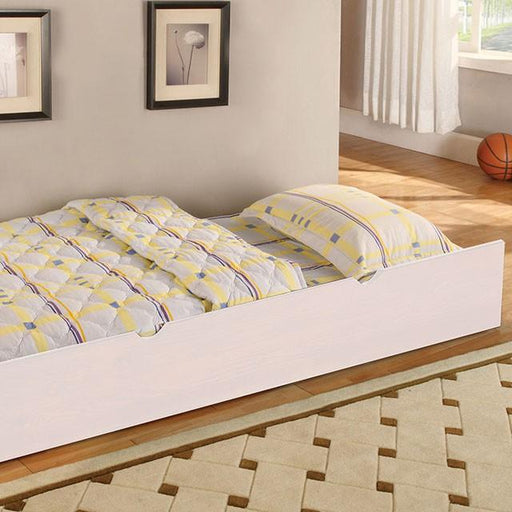 Caren White Twin Bed - BWO Furniture & Mattresses