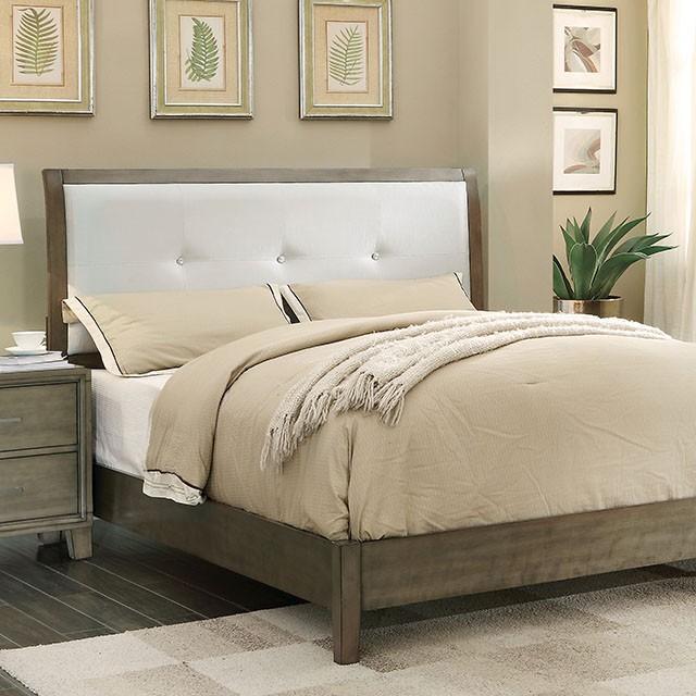 Enrico Full Queen Bed Brown, Black, & Cherry - BWO Furniture & Mattresses