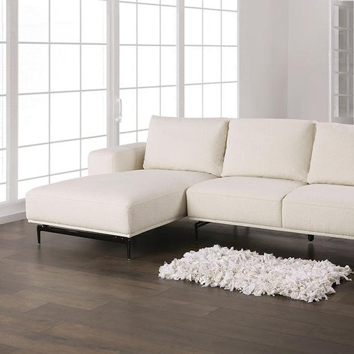 Baerum Sectional, Left & Right Chaise Beige & Gray - BWO Furniture & Mattresses