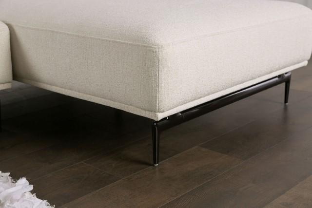 Baerum Sectional, Left & Right Chaise Beige & Gray - BWO Furniture & Mattresses