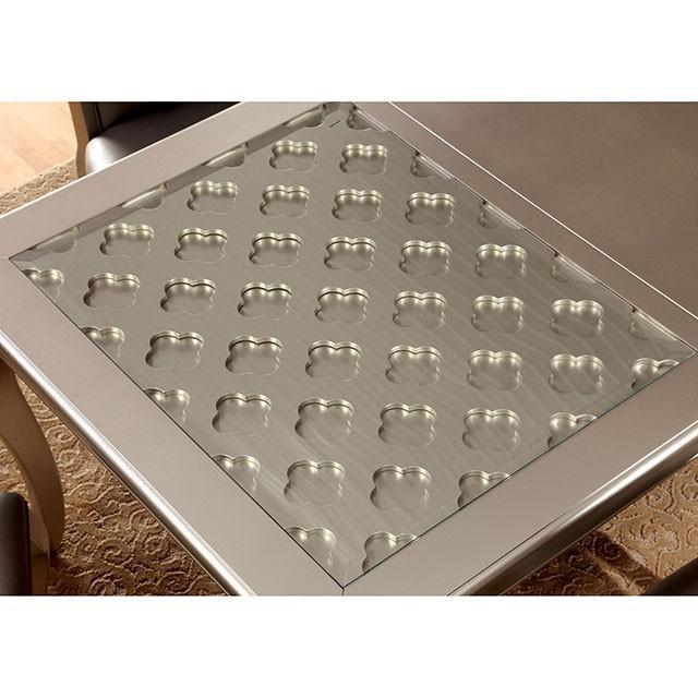 Amina Champagne Dining Table - BWO Furniture & Mattresses