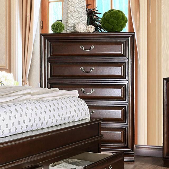 Brandt Brown Cherry Chest - BWO Furniture & Mattresses