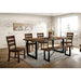 Dulce Walnut/Black Dining Table image