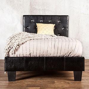 Velen Black Cal.King, E.King, Full, & Twin Bed Black & White