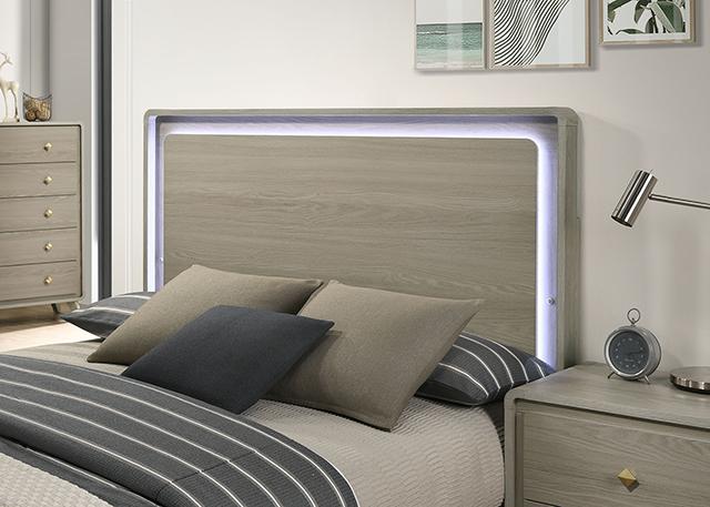 Rainier Queen Bedroom Set Gray