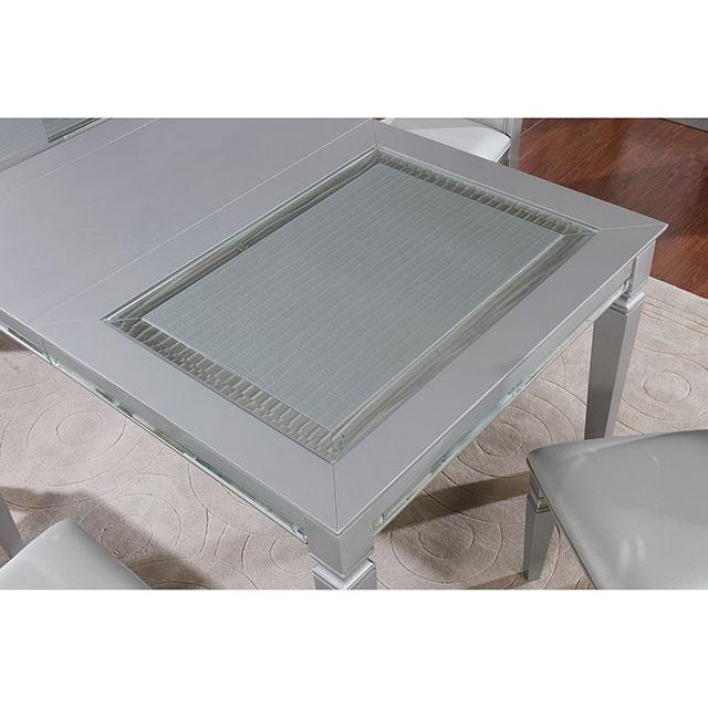 Alena Silver Dining Table