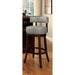 SHIRLEY Dark Oak/Gray 29" Bar Stool image