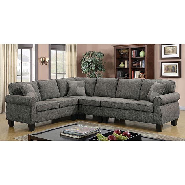 Rhian Dark Gray Sectional