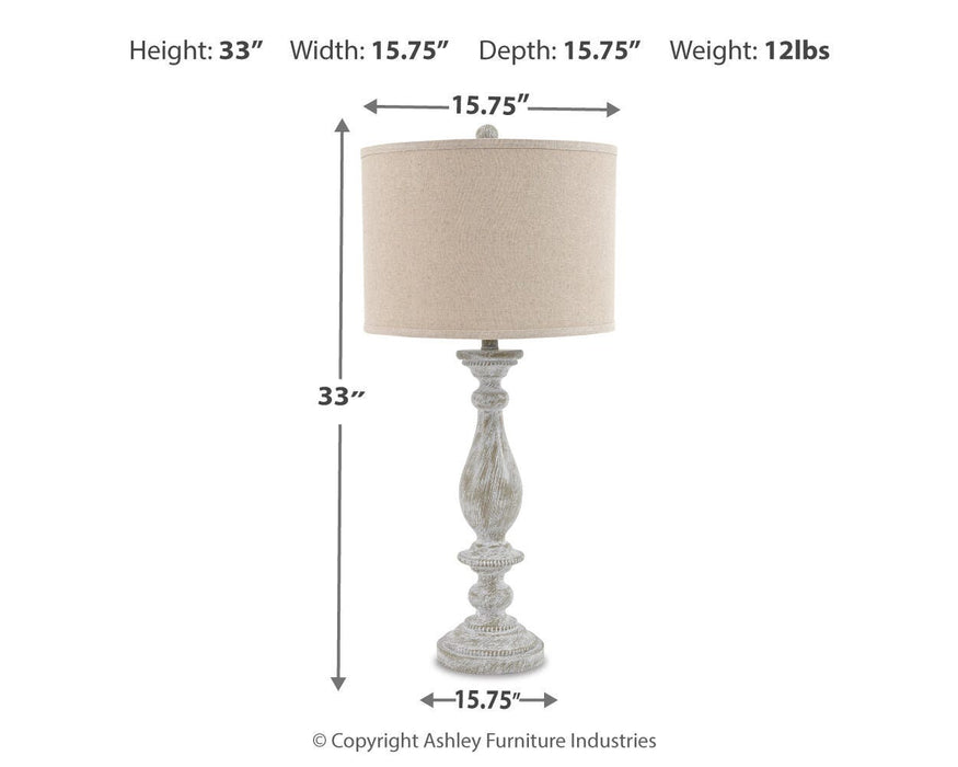 Bernadate Lamp Set - BWO Furniture & Mattresses