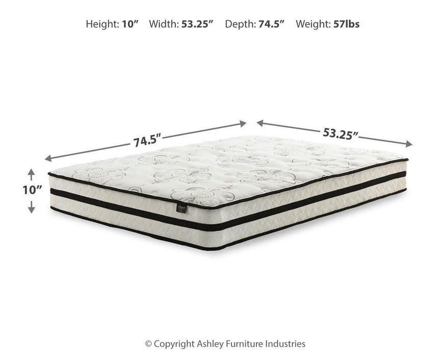 Chime 10 Inch Hybrid Mattress in a Box - BWO Furniture & Mattresses