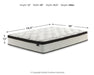 Chime 12 Inch Hybrid Mattress in a Box - BWO Furniture & Mattresses