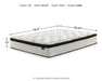 Chime 12 Inch Hybrid Mattress in a Box - BWO Furniture & Mattresses