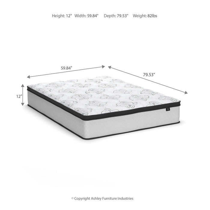 Chime 12 Inch Hybrid Mattress in a Box - BWO Furniture & Mattresses