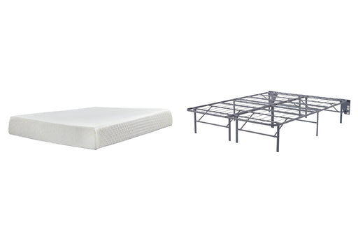 10 Inch Chime Memory Foam Mattress Set - BWO Furniture & Mattresses