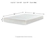 Chime 8 Inch Memory Foam Mattress in a Box - BWO Furniture & Mattresses