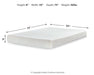 Chime 8 Inch Memory Foam Mattress in a Box - BWO Furniture & Mattresses