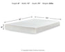 Chime 8 Inch Memory Foam Mattress in a Box - BWO Furniture & Mattresses