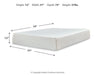 Chime 12 Inch Memory Foam Mattress in a Box - BWO Furniture & Mattresses