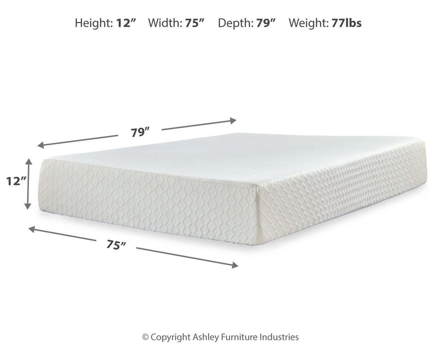 Chime 12 Inch Memory Foam Mattress in a Box - BWO Furniture & Mattresses