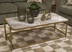 Manor Stone Coffee Table - BWO Furniture & Mattresses