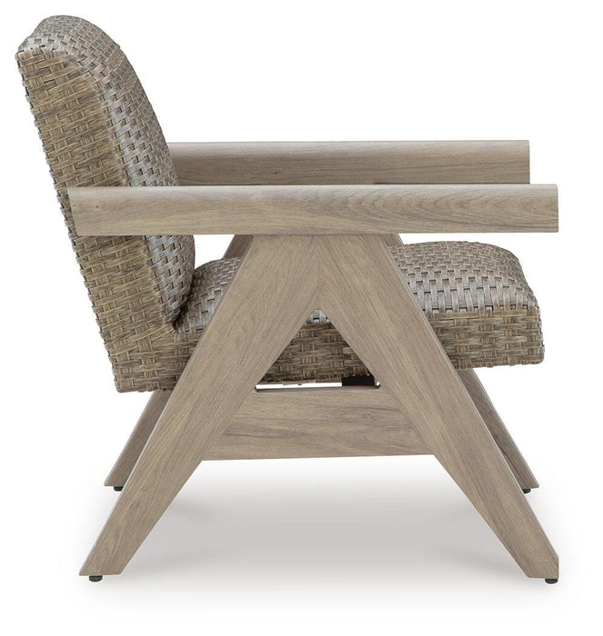 Cliff Trails Outdoor Rocking Lounge Chair - BWO Furniture & Mattresses