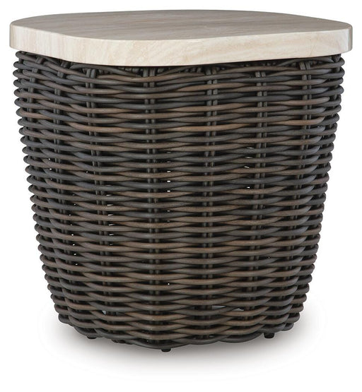 Kimora Outdoor End Table - BWO Furniture & Mattresses