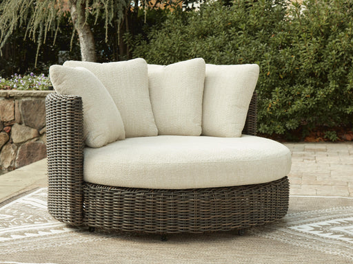 Kimora Outdoor Swivel Lounge Chair with Cushion - BWO Furniture & Mattresses