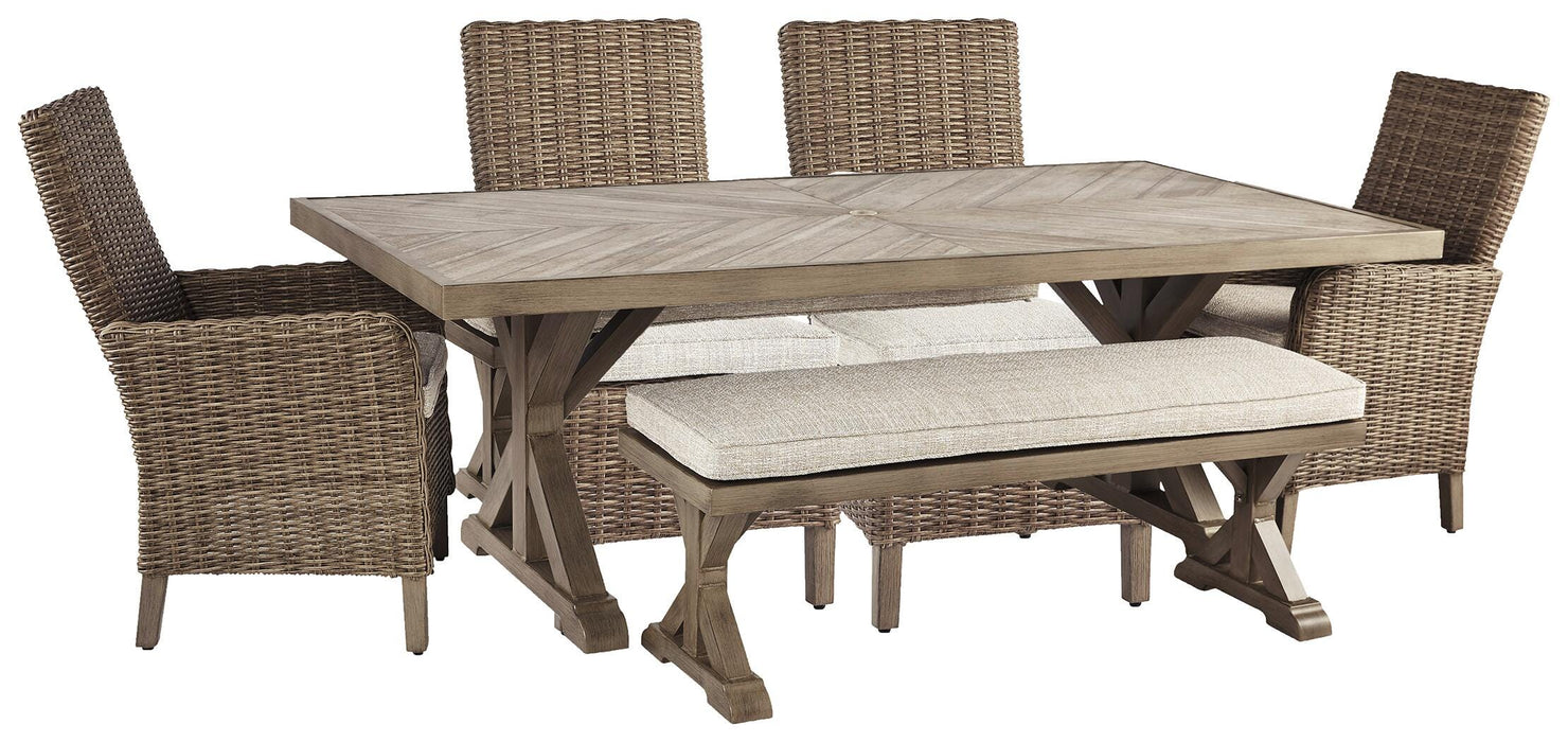 Beachcroft Outdoor Dining Set - BWO Furniture & Mattresses