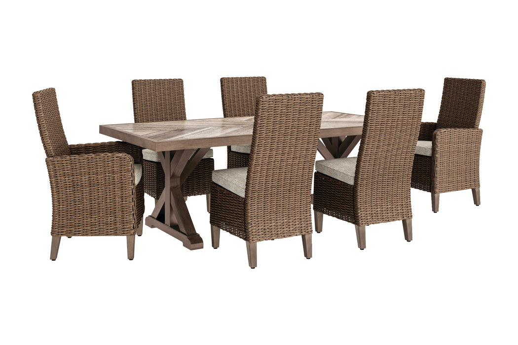 Beachcroft Outdoor Dining Set - BWO Furniture & Mattresses