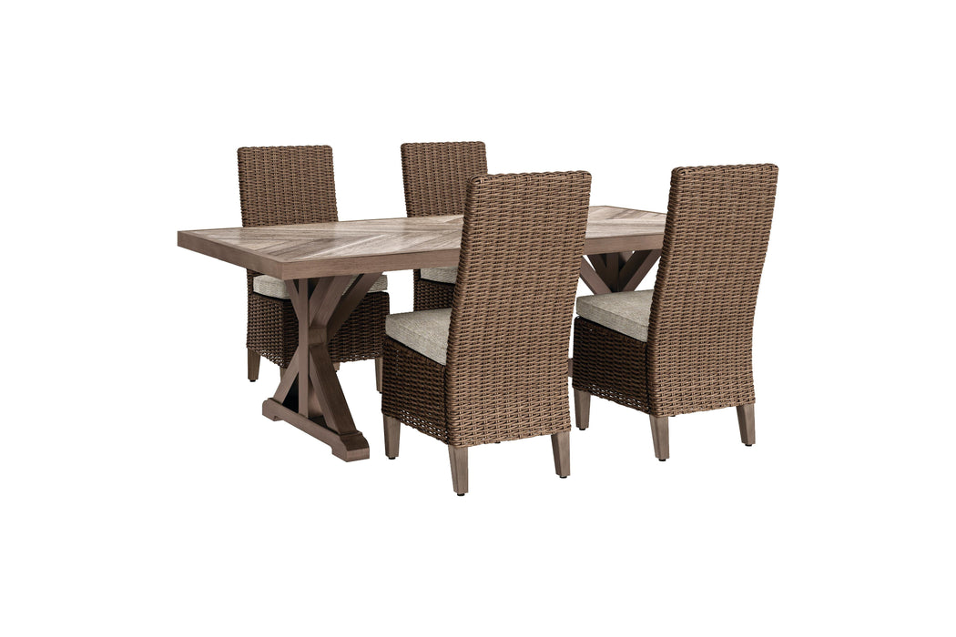 Beachcroft Outdoor Dining Set - BWO Furniture & Mattresses