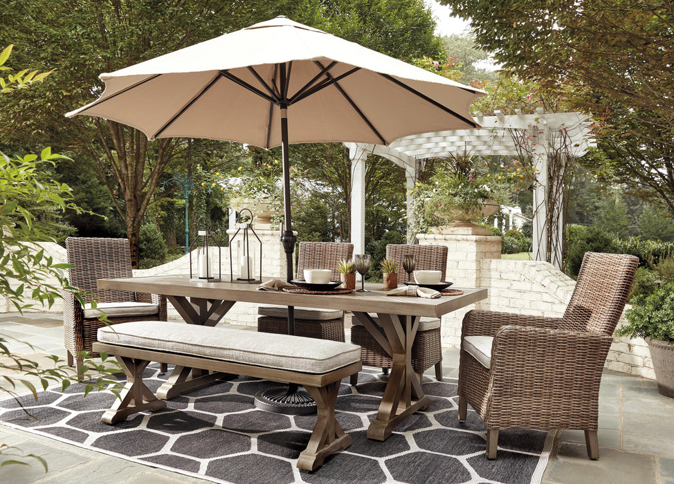 Beachcroft Outdoor Dining Set - BWO Furniture & Mattresses