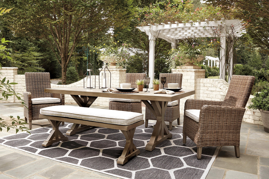 Beachcroft Outdoor Dining Set - BWO Furniture & Mattresses