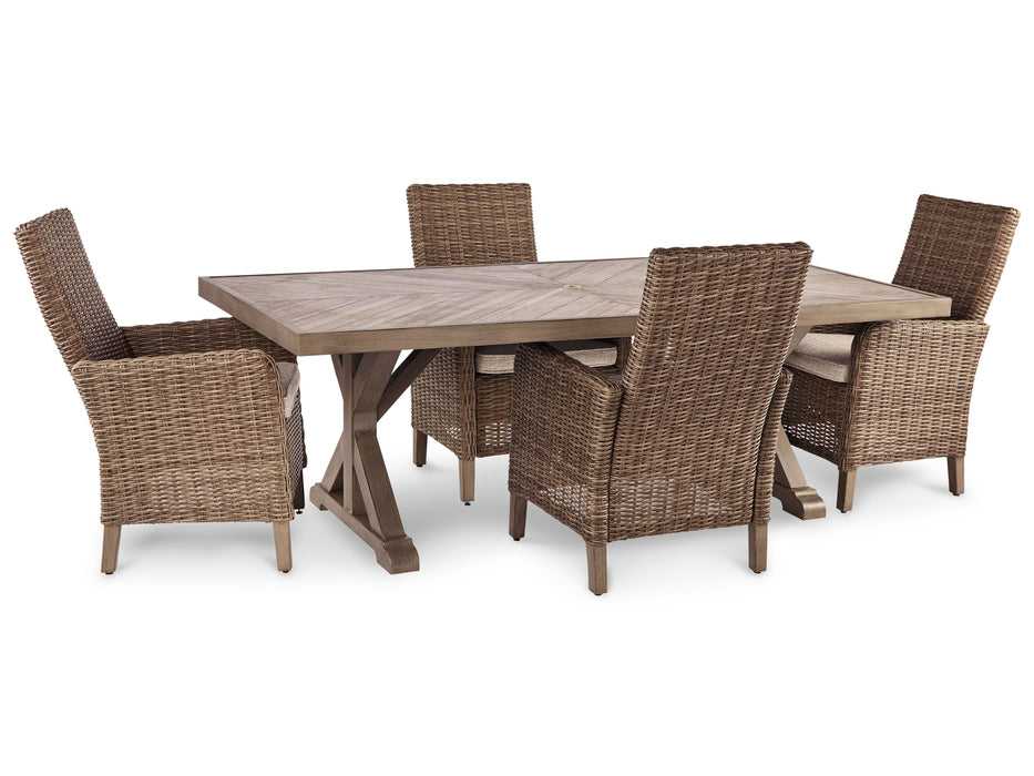 Beachcroft Outdoor Dining Set - BWO Furniture & Mattresses