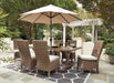 Beachcroft Outdoor Dining Set - BWO Furniture & Mattresses
