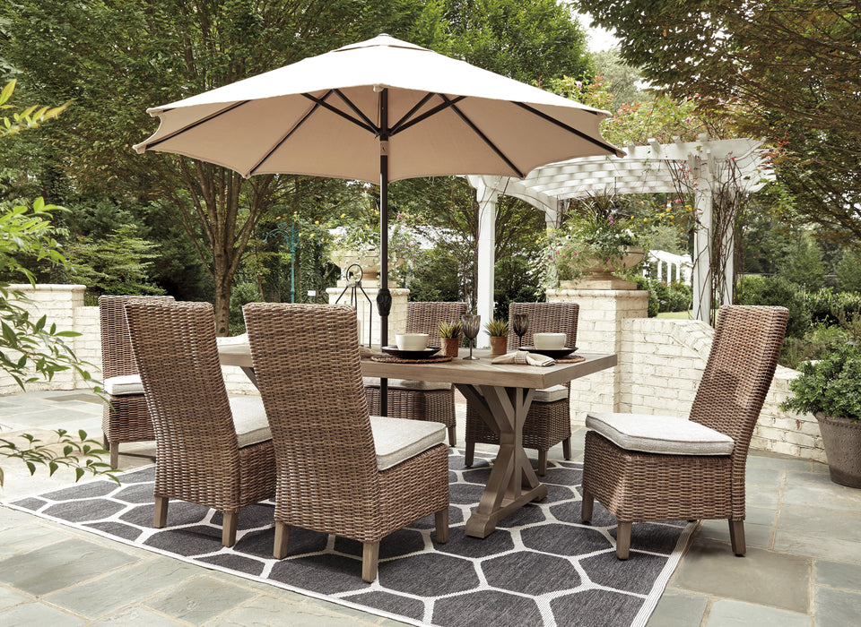Beachcroft Outdoor Dining Set - BWO Furniture & Mattresses
