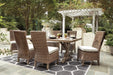 Beachcroft Outdoor Dining Set - BWO Furniture & Mattresses