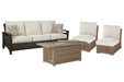 Beachcroft Outdoor Sofa, Lounge Chairs and Fire Pit - BWO Furniture & Mattresses