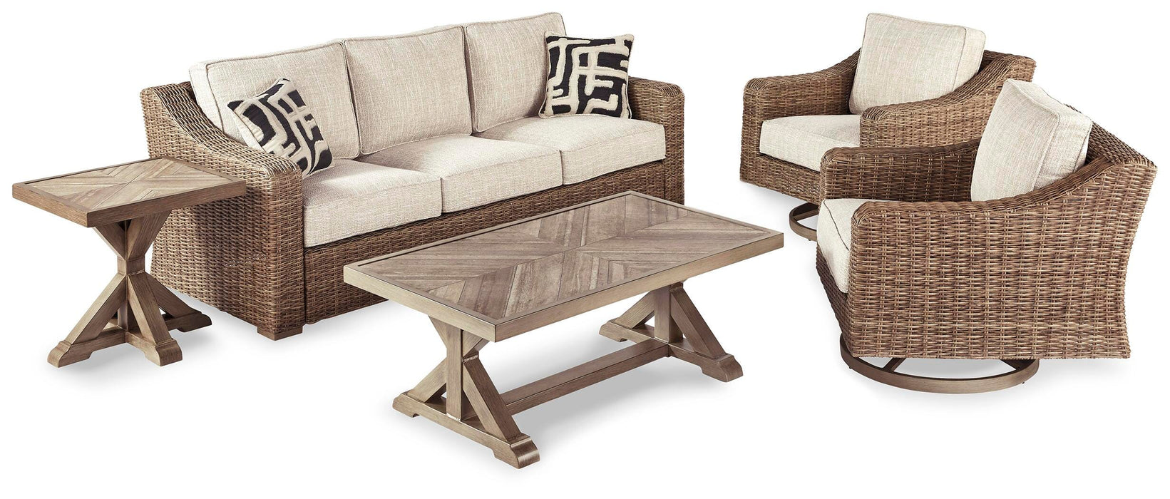 Beachcroft Outdoor Seating Set - BWO Furniture & Mattresses