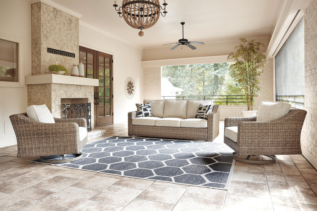 Beachcroft Outdoor Seating Set - BWO Furniture & Mattresses