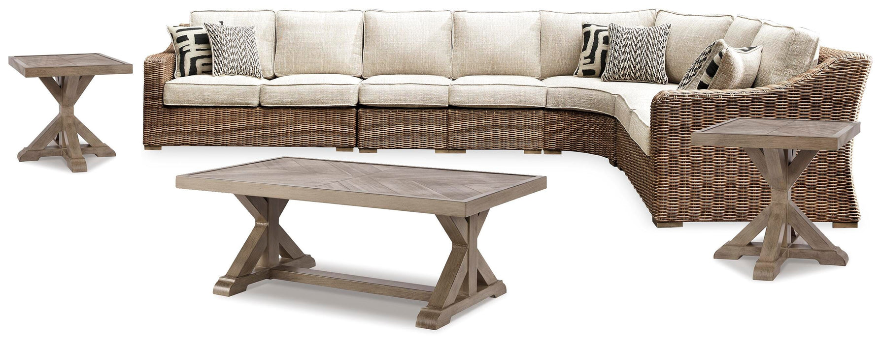 Beachcroft Outdoor Seating Set - BWO Furniture & Mattresses