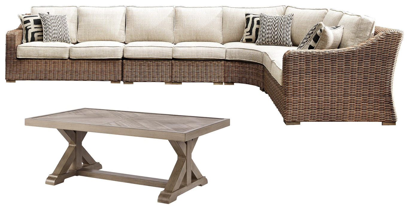 Beachcroft Outdoor Seating Set - BWO Furniture & Mattresses