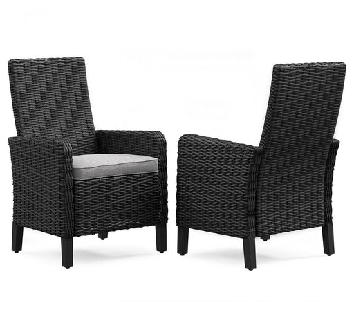 Beachcroft Outdoor Arm Chair with Cushion (Set of 2) - BWO Furniture & Mattresses