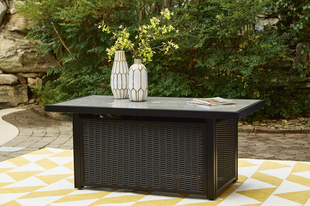 Beachcroft Outdoor Fire Pit Table - BWO Furniture & Mattresses