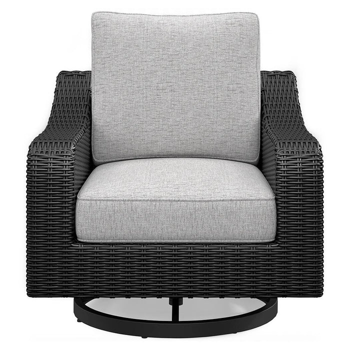 Beachcroft Outdoor Swivel Lounge with Cushion - BWO Furniture & Mattresses