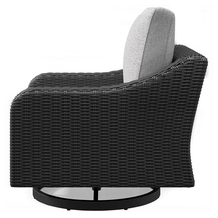 Beachcroft Outdoor Swivel Lounge with Cushion - BWO Furniture & Mattresses
