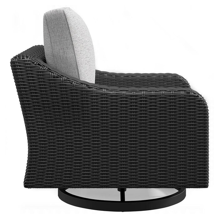 Beachcroft Outdoor Swivel Lounge with Cushion - BWO Furniture & Mattresses