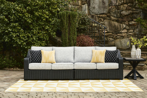 Beachcroft 2-Piece Outdoor Loveseat with Cushion - BWO Furniture & Mattresses